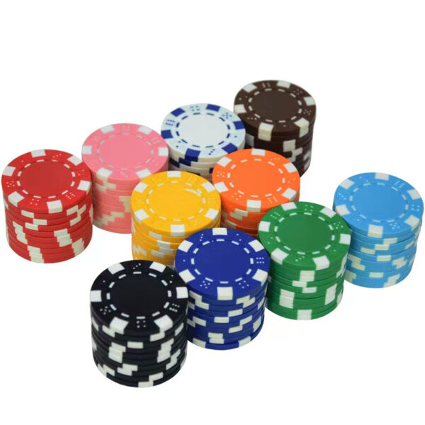 Plast ABS chips til poker