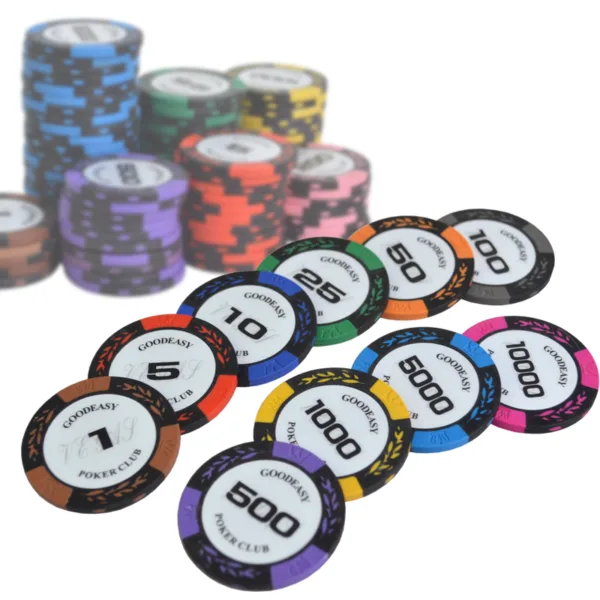 Benutzerdefinierte Casino-Pokerchips aus Ton